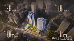 项目临近海湾公园、社区馆及市政绿化带